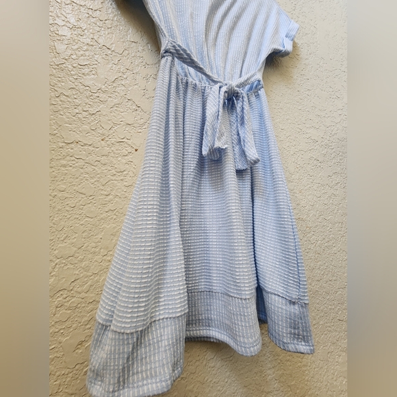 Caution to the wind dress, size Medium,  color blue - Picture 1 of 10